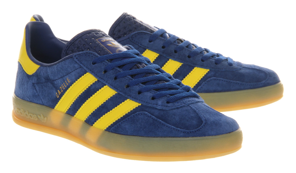 adidas yellow blue trainers
