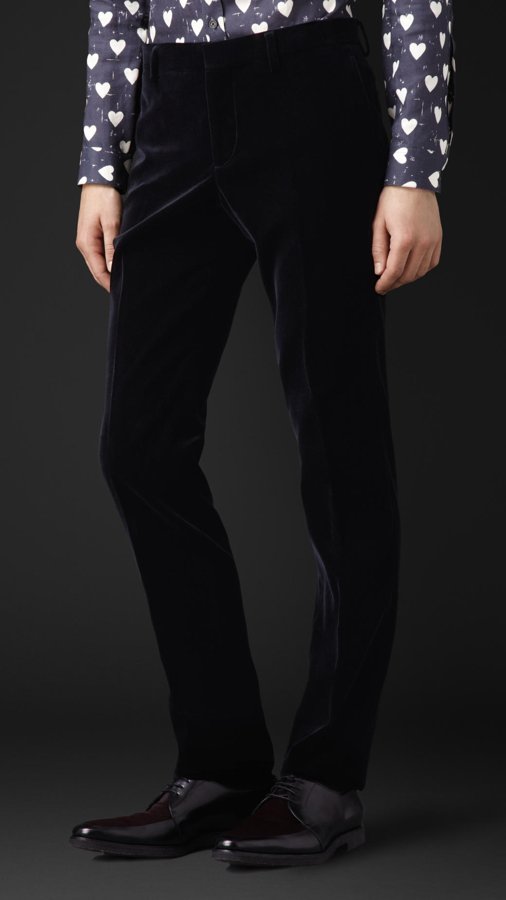 velvet trousers mens