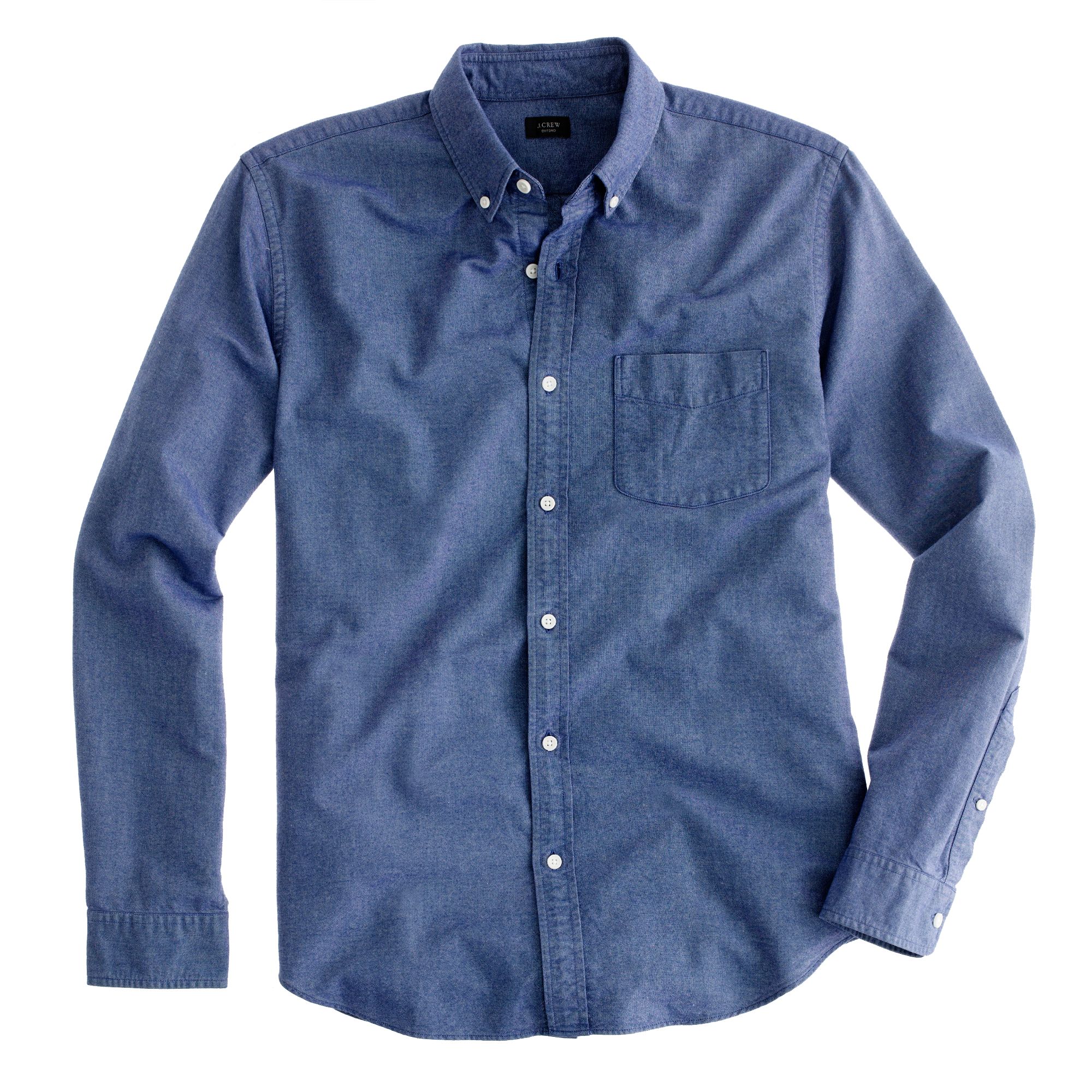 J.crew Tall Vintage Oxford Shirt In Tonal Cotton in Blue for Men ...