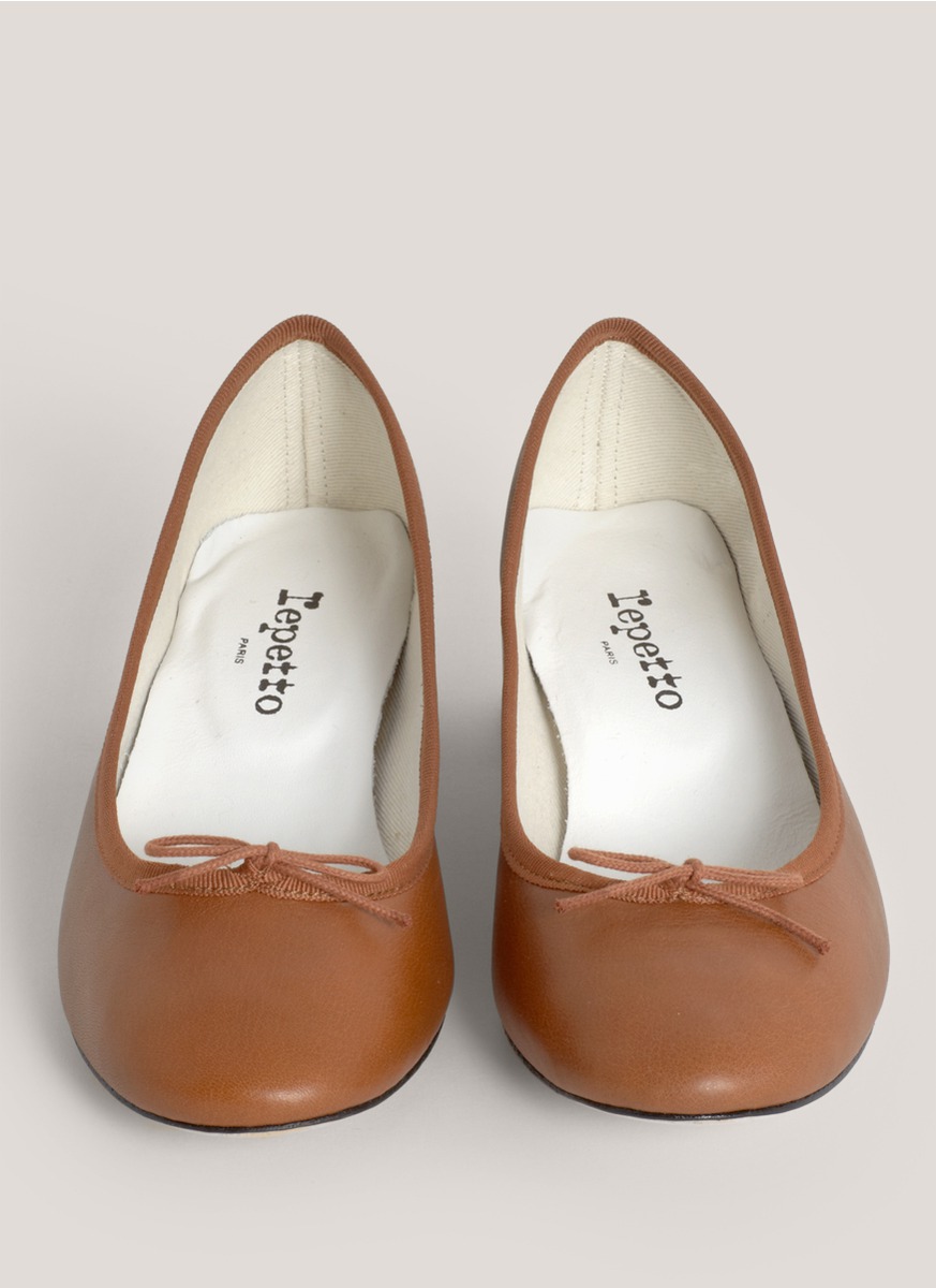 Lyst - Repetto Camille Leather Pumps in Brown