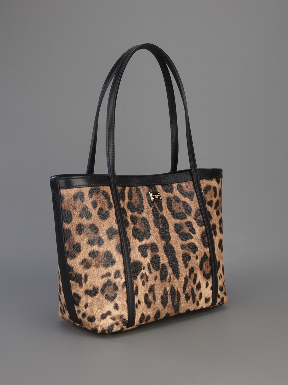 Dolce & Gabbana Leopard Print Tote - Lyst