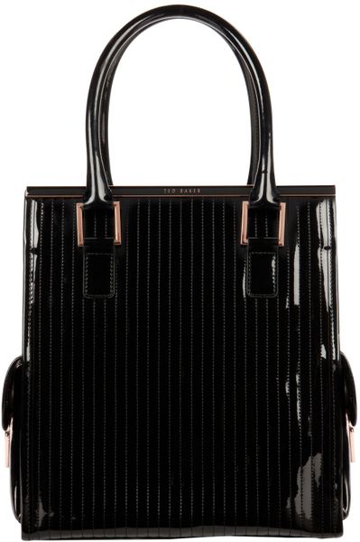 Ted Baker Rhana Quilted Shopper Handbag in Black | Lyst