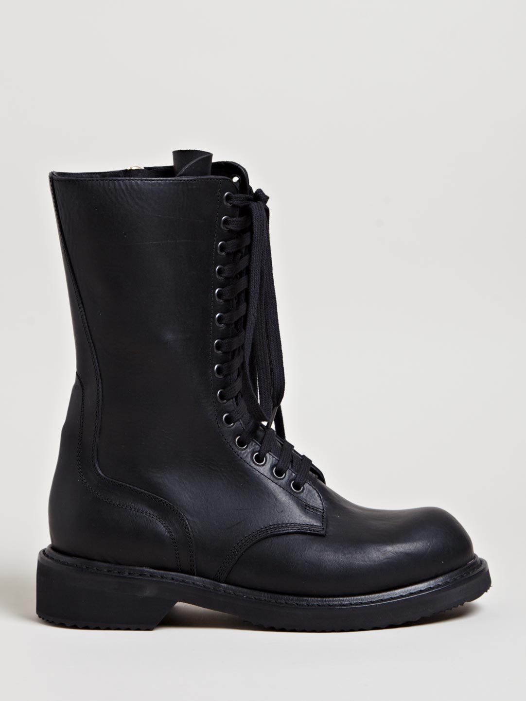 Rick Owens Womens Army Boots in Black - Lyst