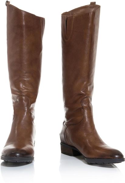 Sam Edelman Penny Knee High Boots in Brown | Lyst