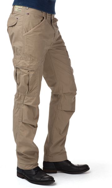 Tommy Hilfiger Awol Comfort Fit Cargo Pant in Beige for Men (natural ...