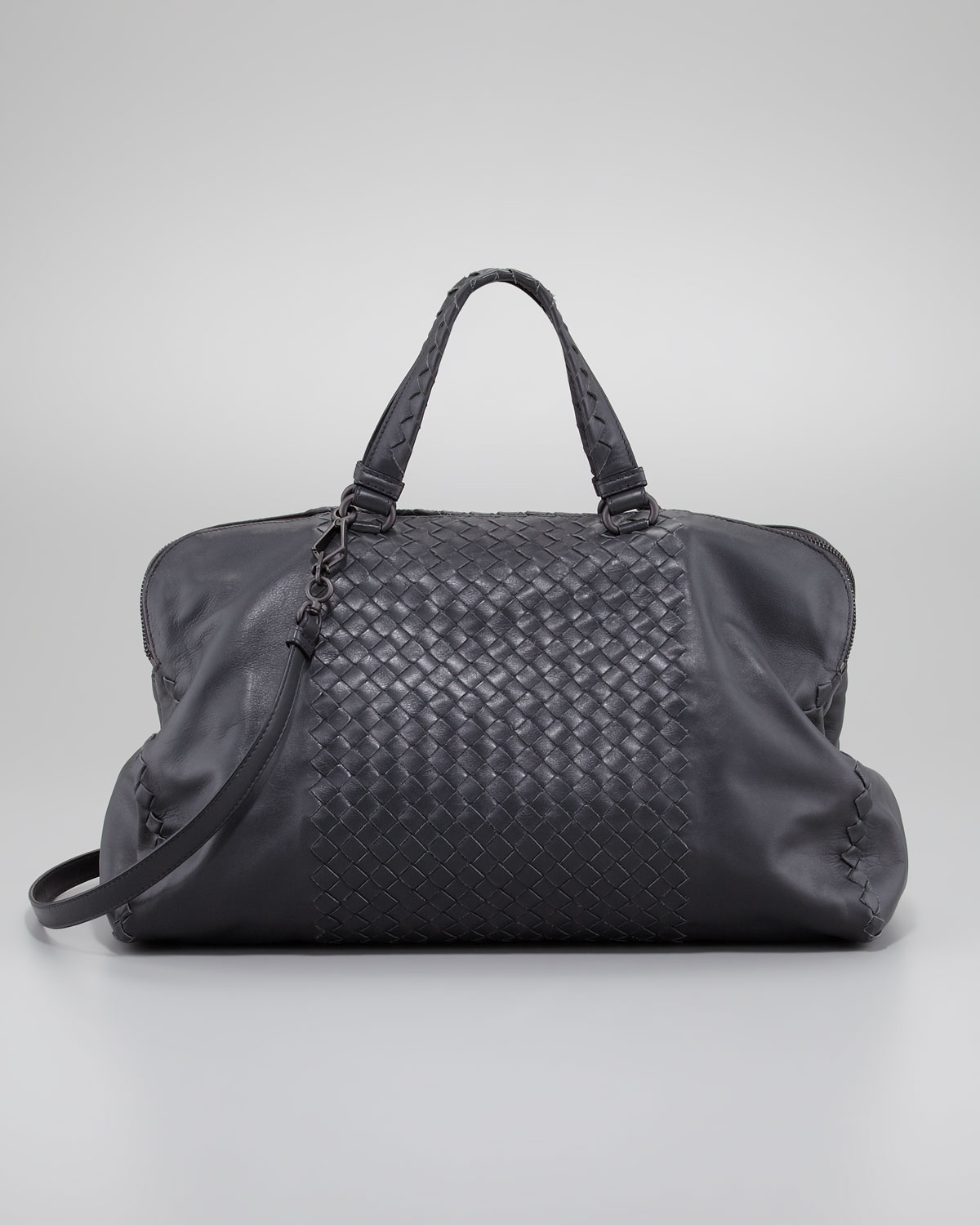 Bottega veneta Leggero Intrecciato Tote Bag in Black | Lyst