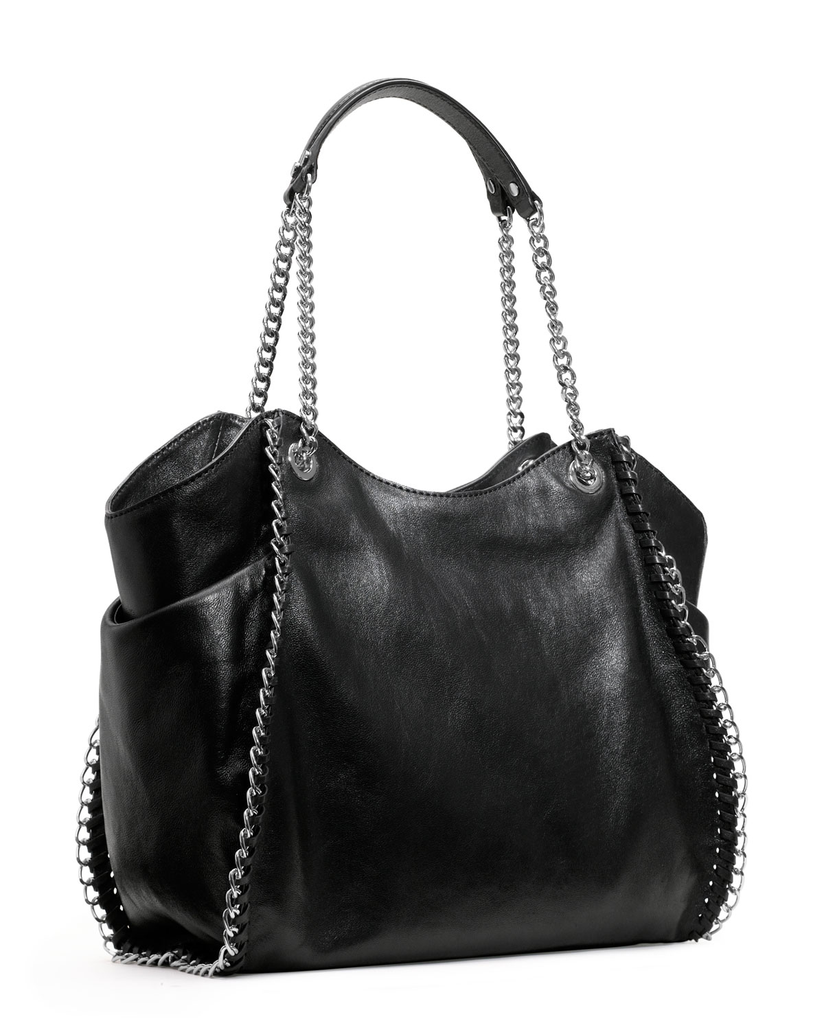 Lyst - Michael Michael Kors Chelsea Large Shoulder Tote in Black