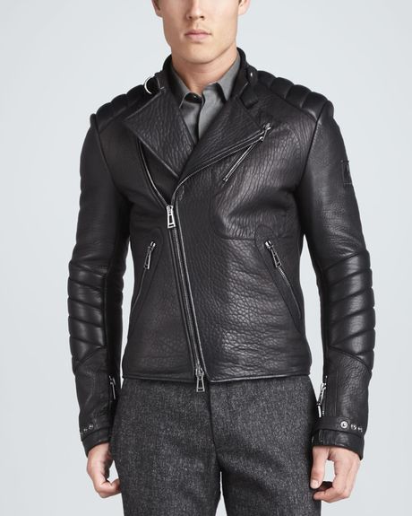 Belstaff Kendal Asymmetricalzip Biker Jacket Black in Black for Men | Lyst
