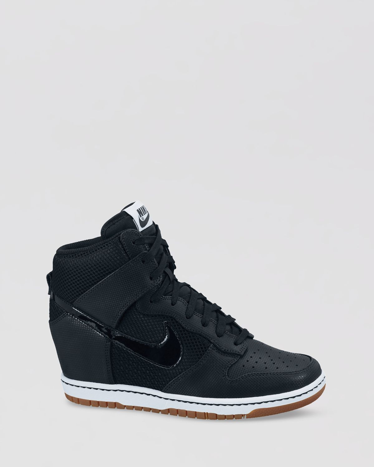 Nike High Top Lace Up Sneakers Womens Dunk Sky Hi in Black