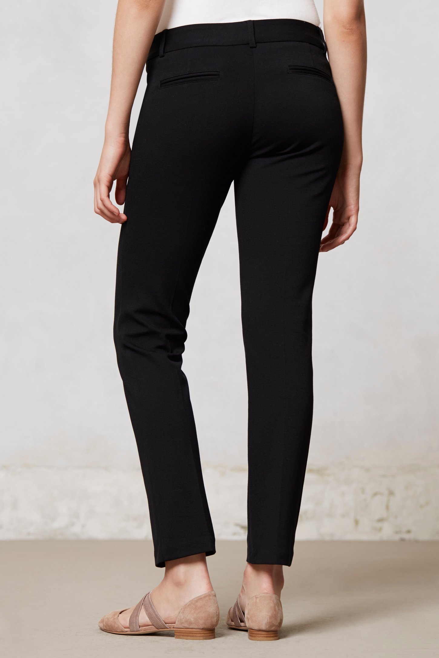 Lyst - Anthropologie Ponte Trousers in Black