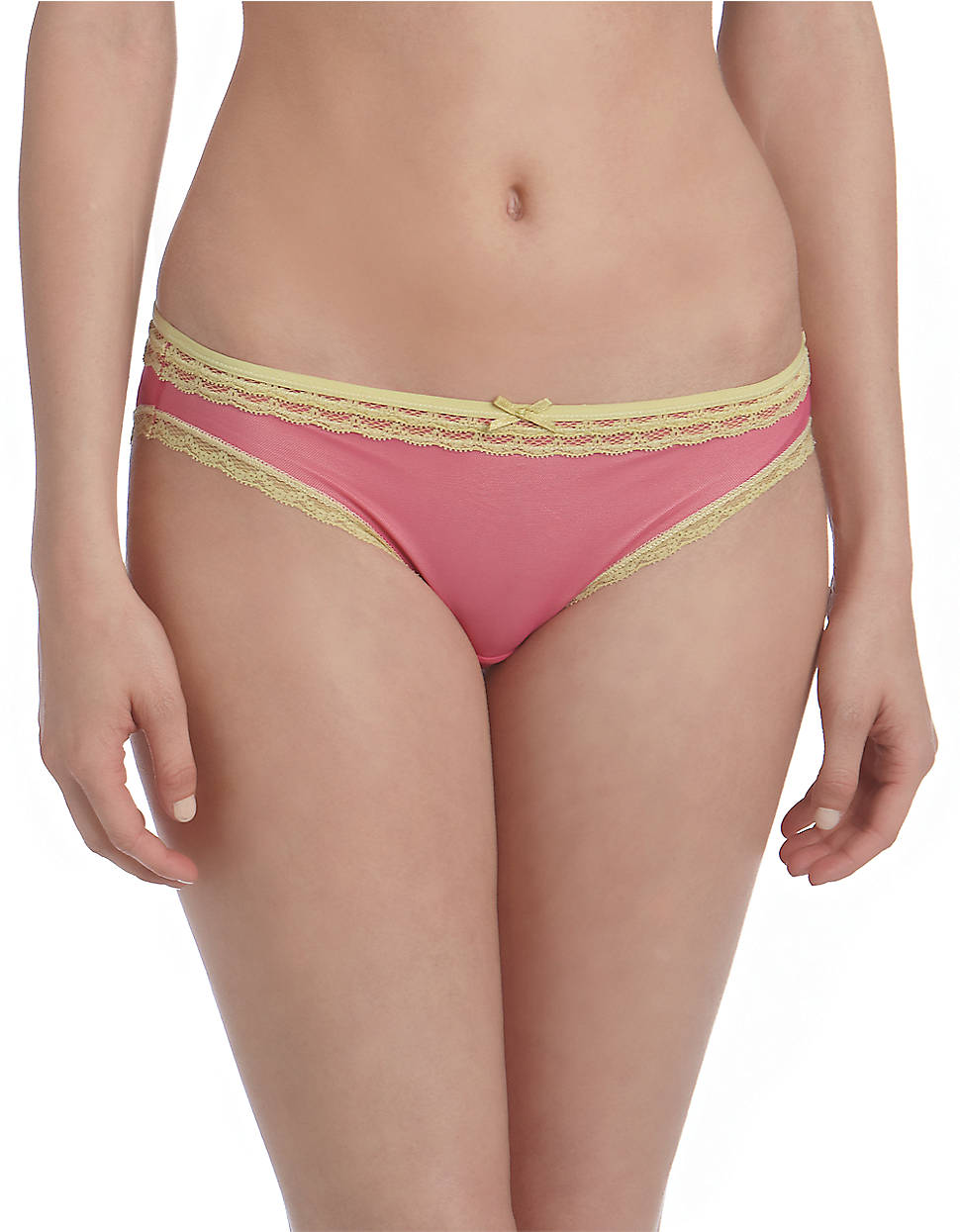 Lyst Dkny Thrill Seeker Bikini Panties in Pink