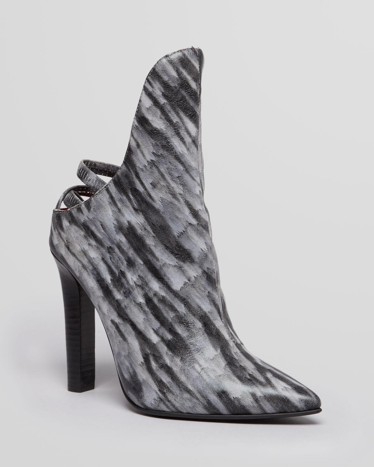pointed toe bootie heels