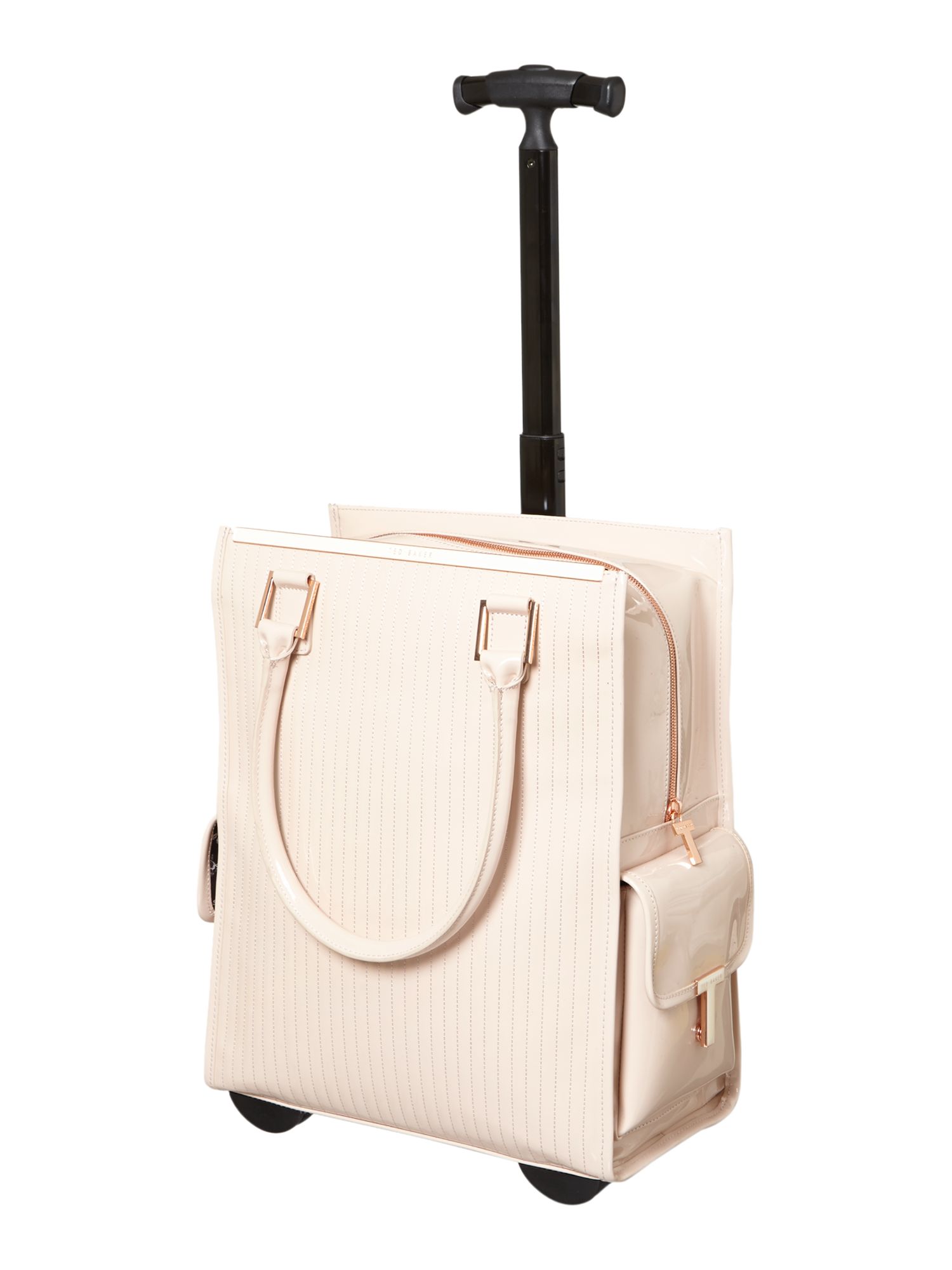 Ted Baker Quilt Neutral Trolley Bag in White (NEUTRAL) | Lyst