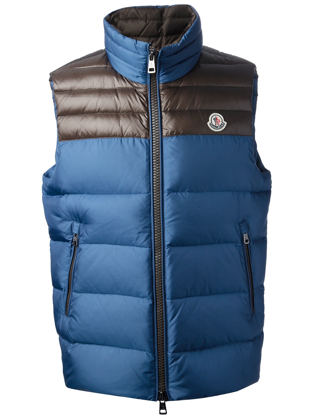 Lyst Moncler Dupres Gilet in Blue for Men