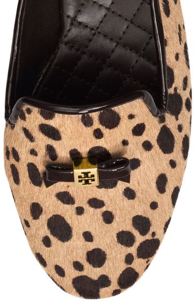 Tory Burch Hair Calf Chandra Loafer in Animal | Lyst