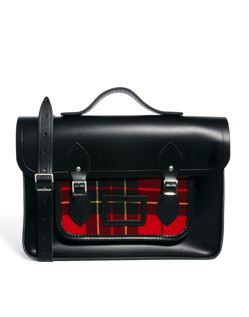 black leather satchel for men