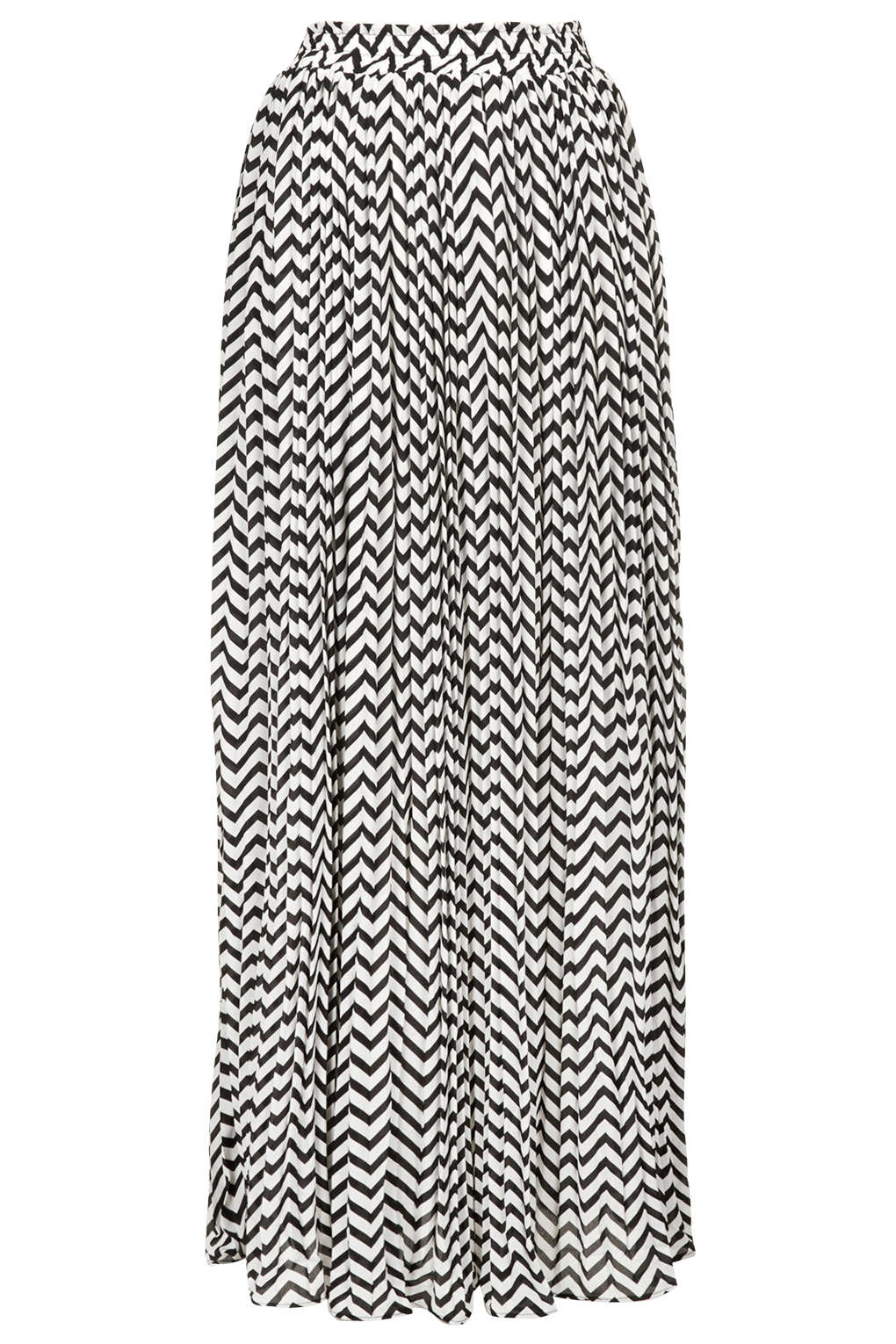 Maxi Monochrome Zigzag - Lyst Topshop Rosa Zig Zag Print Pleated Maxi Skirt In White maxi monochrome zigzag lyst topshop rosa zig zag print pleated maxi skirt in white