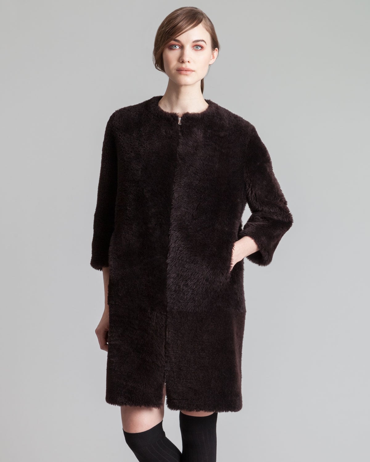 marni shearling coat