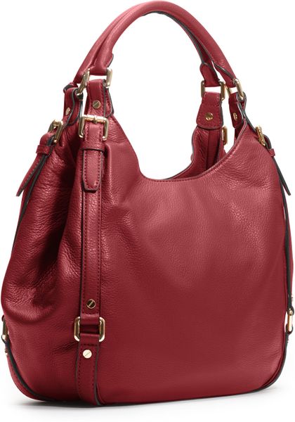 Michael Kors Large Bedford Shoulder Tote in Red | Lyst