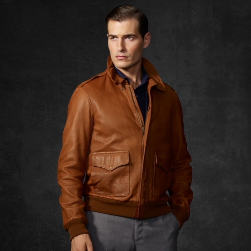 Lyst - Ralph Lauren Purple Label Henfield Aviator Jacket in Brown for Men