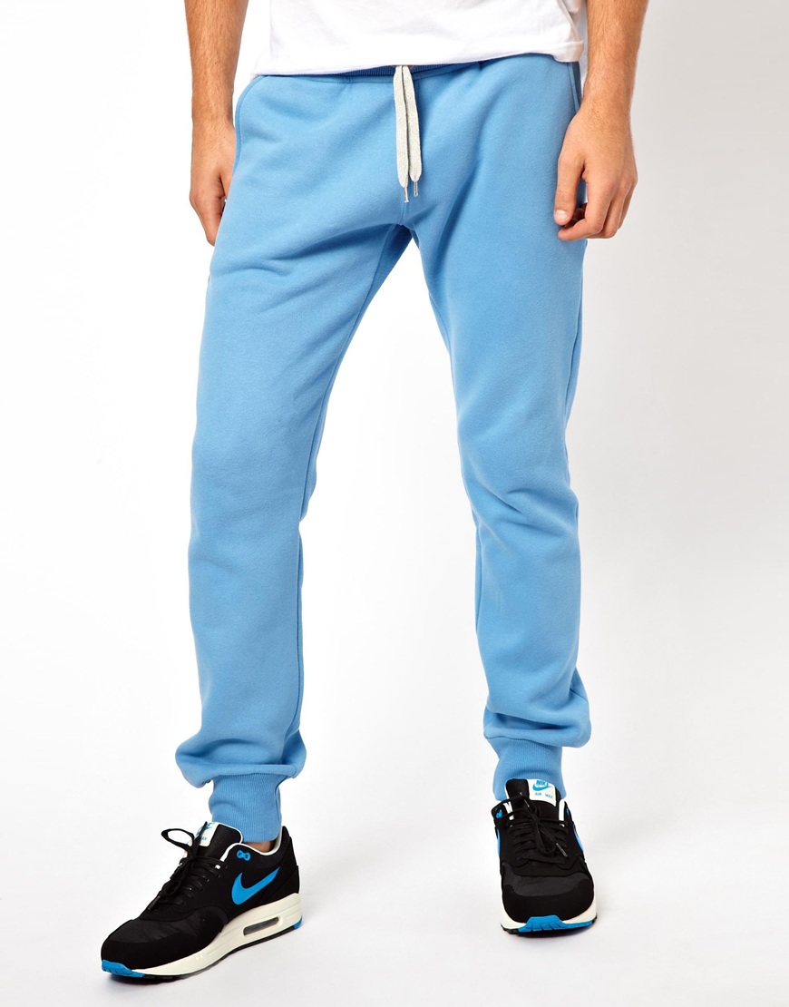 Lyst - Sweet Pants Sweatpants in Slim Fit in Blue for Men
