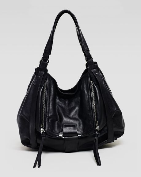 Kooba Jonnie Hobo Bag Black in Black (silver) | Lyst