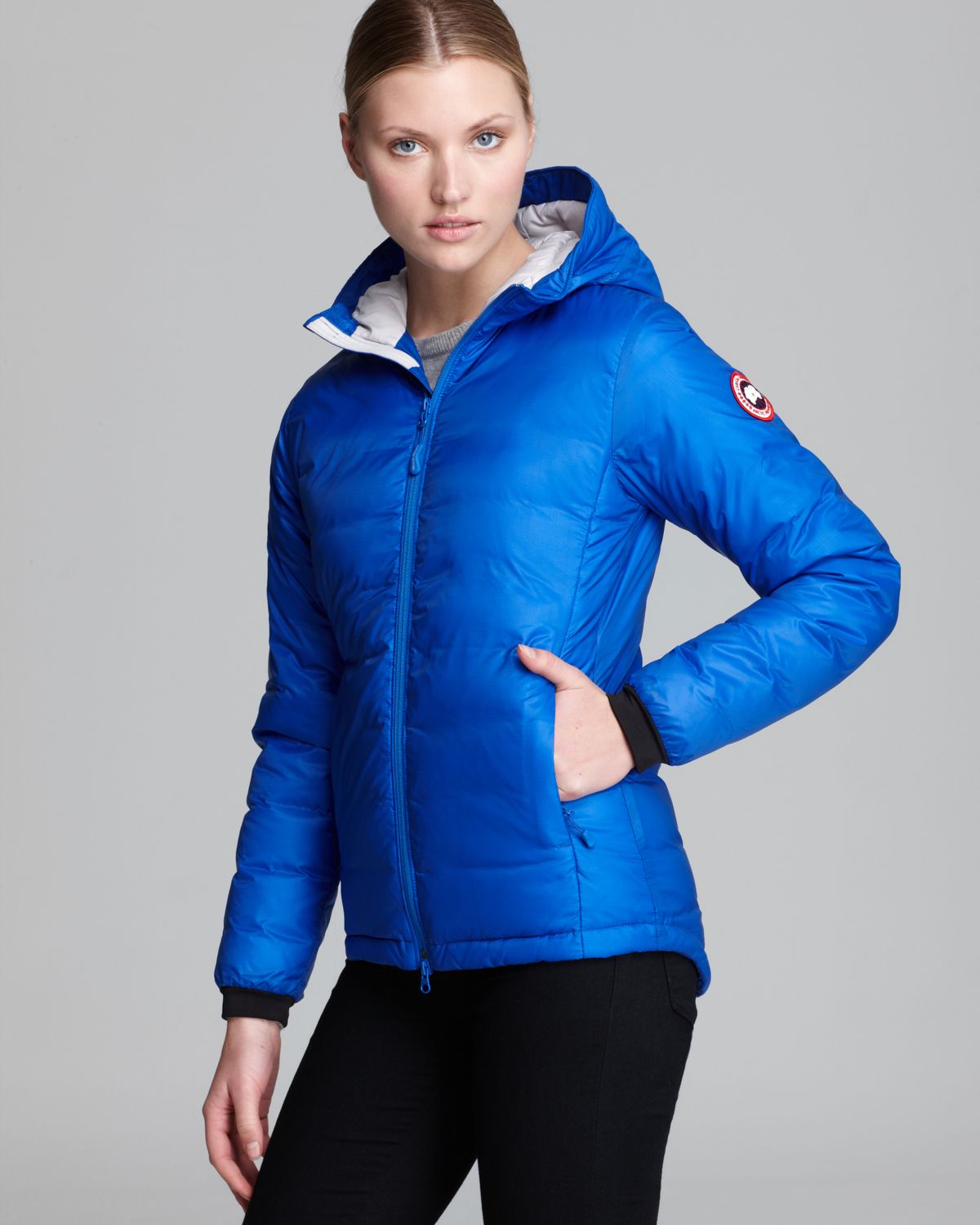 Lyst - Canada Goose Down Coat Pbi Camp Hooded Lightweight in Blue