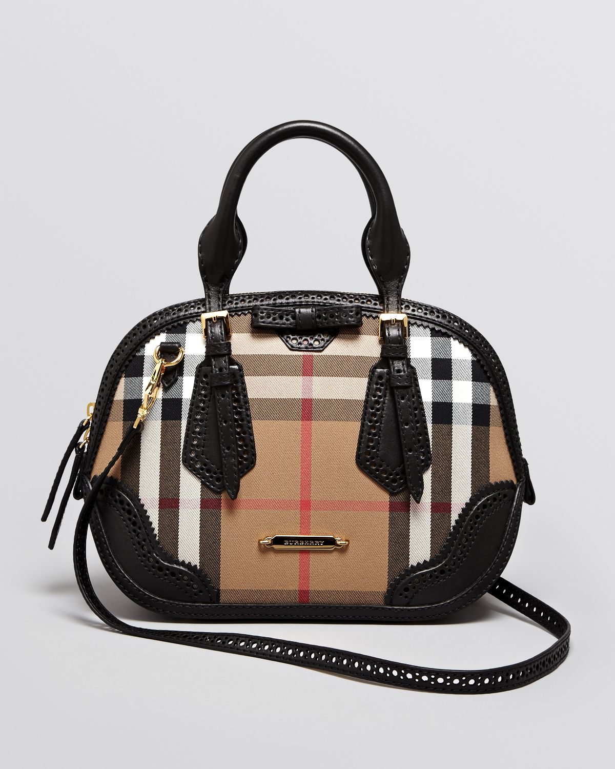Lyst Burberry Satchel Small Orchard In Brown Gallery Previously Sold At Bloomingdale S Women Burberry Orchard