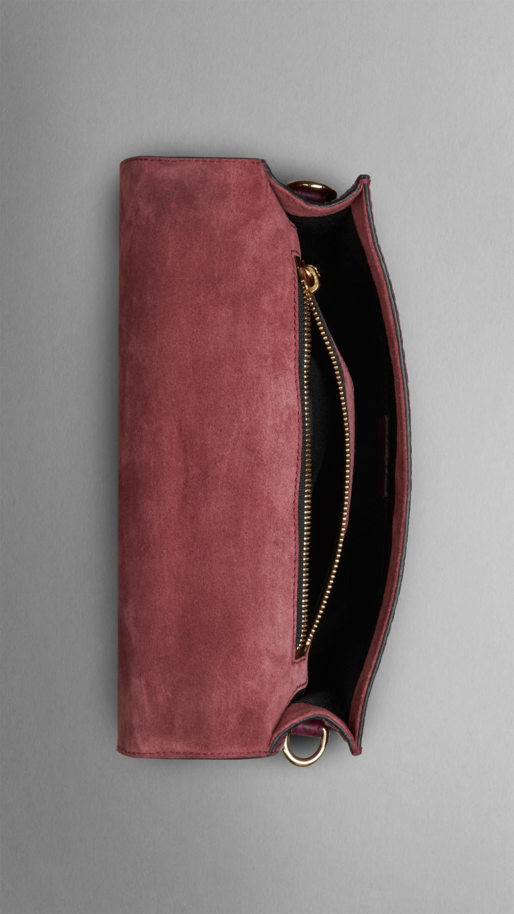 Burberry Ostrich Bow Leather Crossbody Bag in Purple Lyst