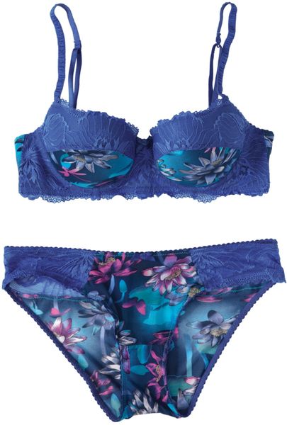 Elle Macpherson The Impressionist Bikini Briefs in Blue (Estate Blue ...