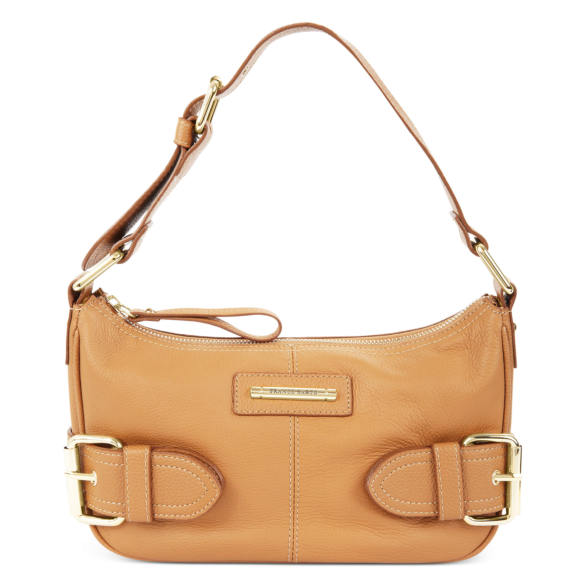 Lyst Franco Sarto Jolie Top Zip Shoulder Bag In Metallic Gallery