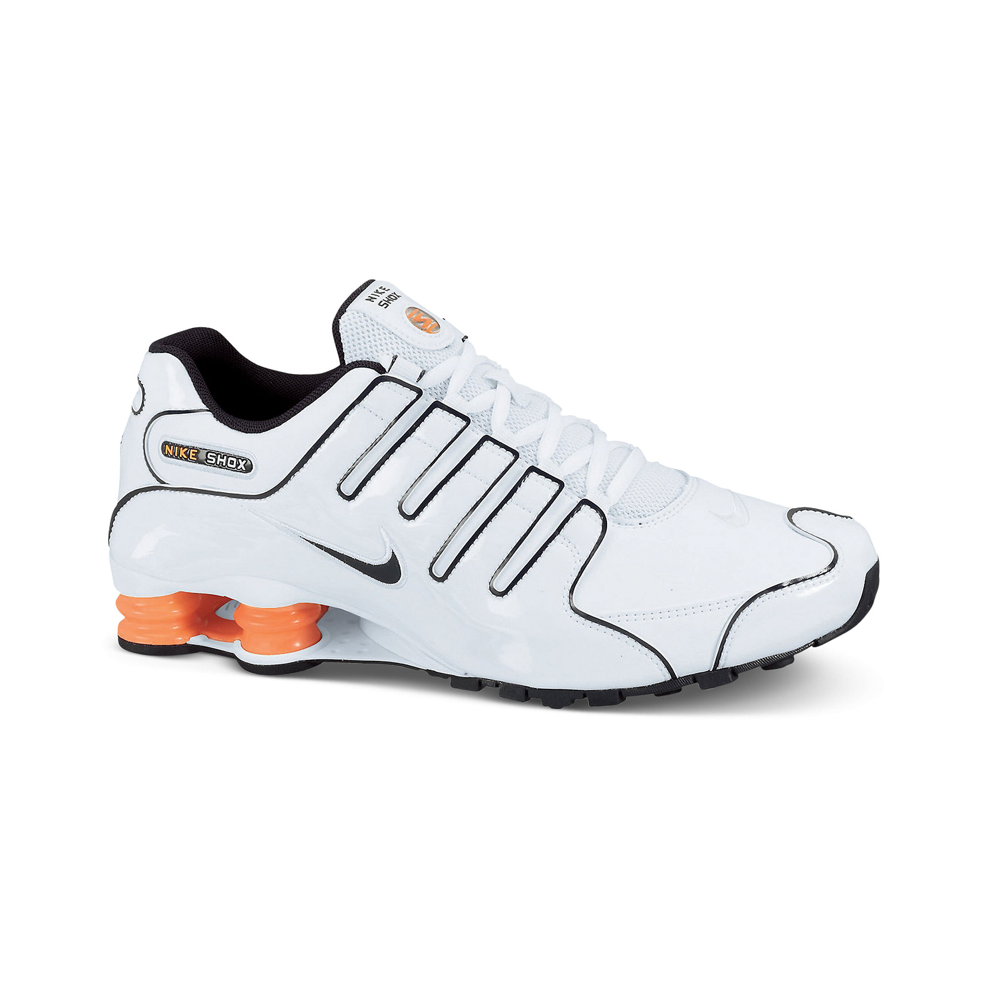 Nike Shox Nz Sneakers in White for Men (white/dark obsidian/orange) | Lyst