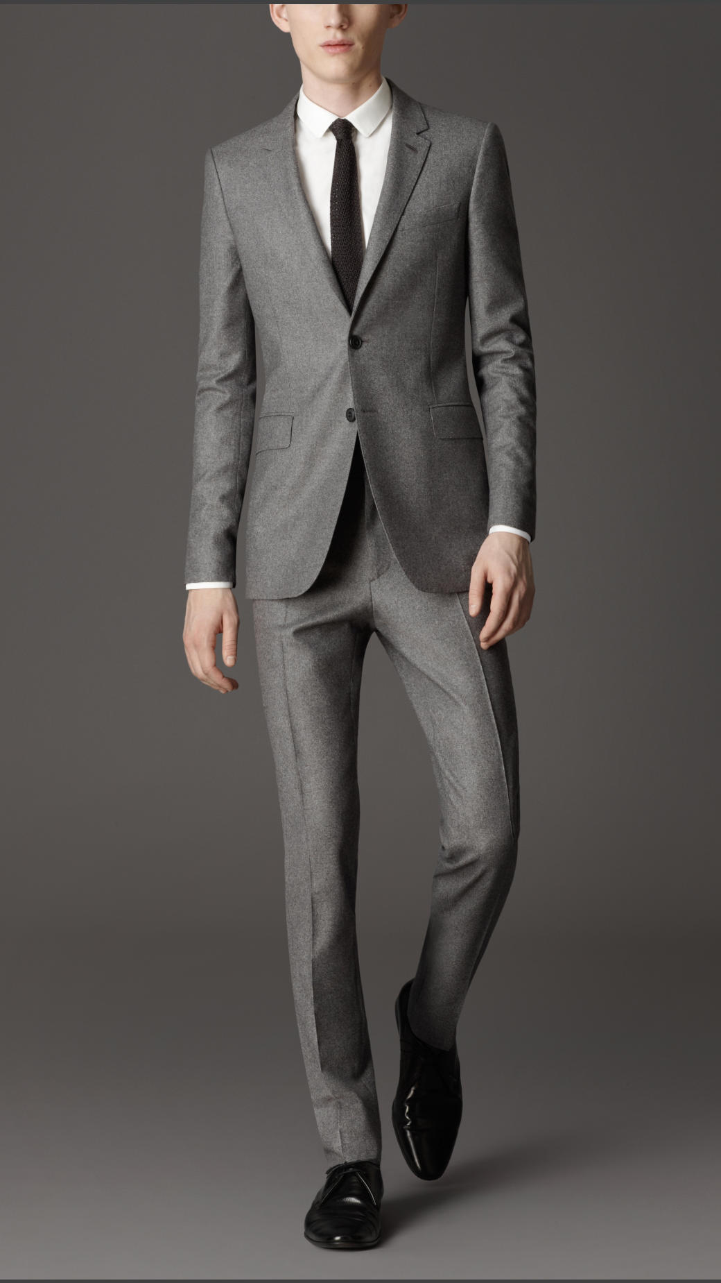 Lyst - Burberry Travel Tailoring Wool Flannel Suit in Gray for Men