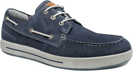 Ecco Androw Boat Shoes in Blue for Men (Marine) | Lyst