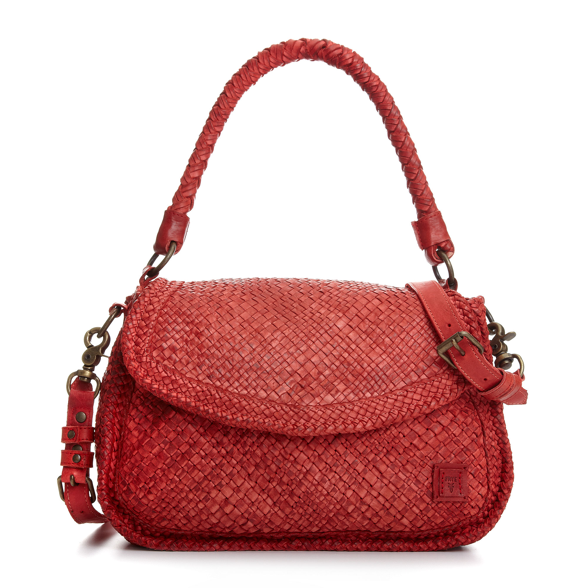 jen slouchy woven shoulder bag