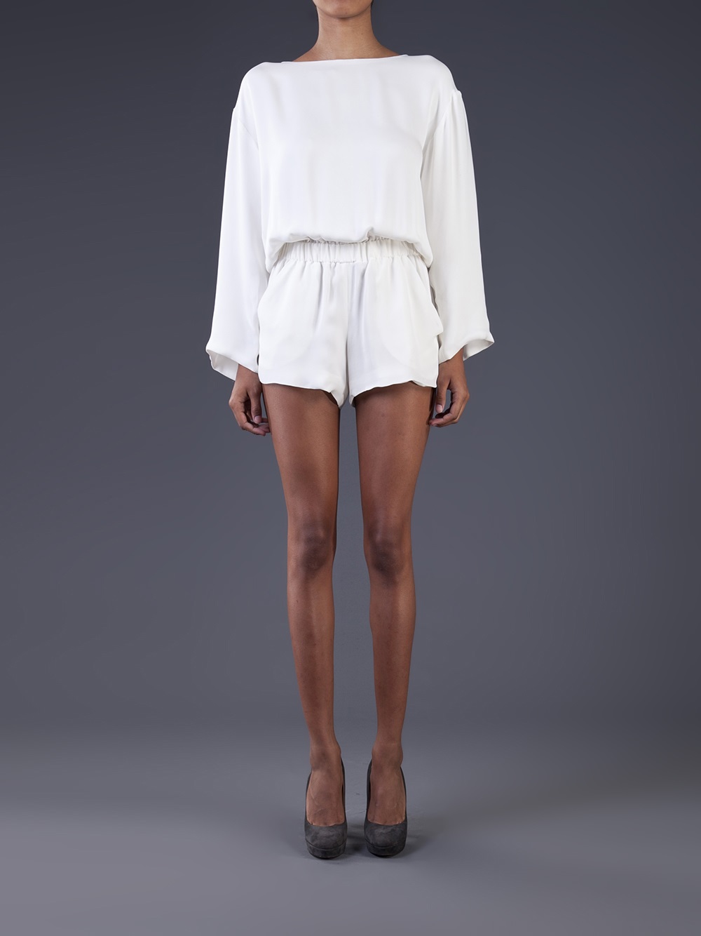 Harvey faircloth Silk-wool Blend Sheath Dress in White | Lyst Harvey faircloth Silk-wool Blend Sheath Dress in White | Lyst