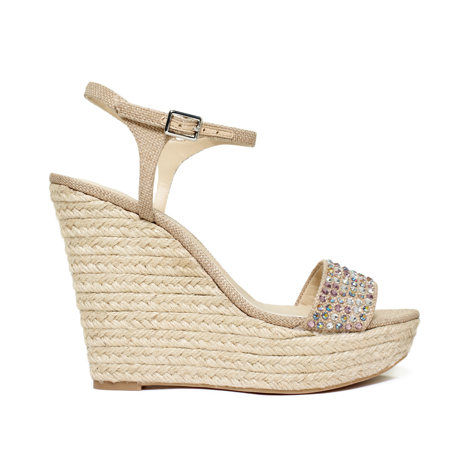INC International Concepts Peach Platform Wedge Sandals in Natural Lyst