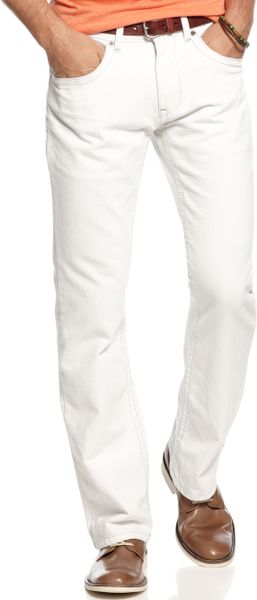 Inc International Concepts Vieja Slim Fit Boot Cut Jeans in White for ...