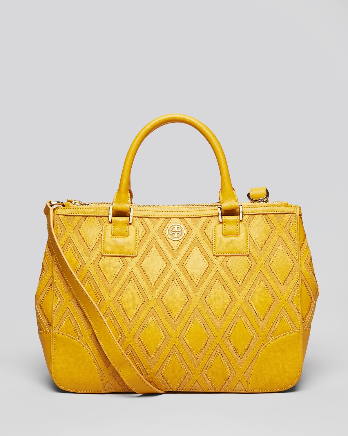 tory burch robinson large zip tote