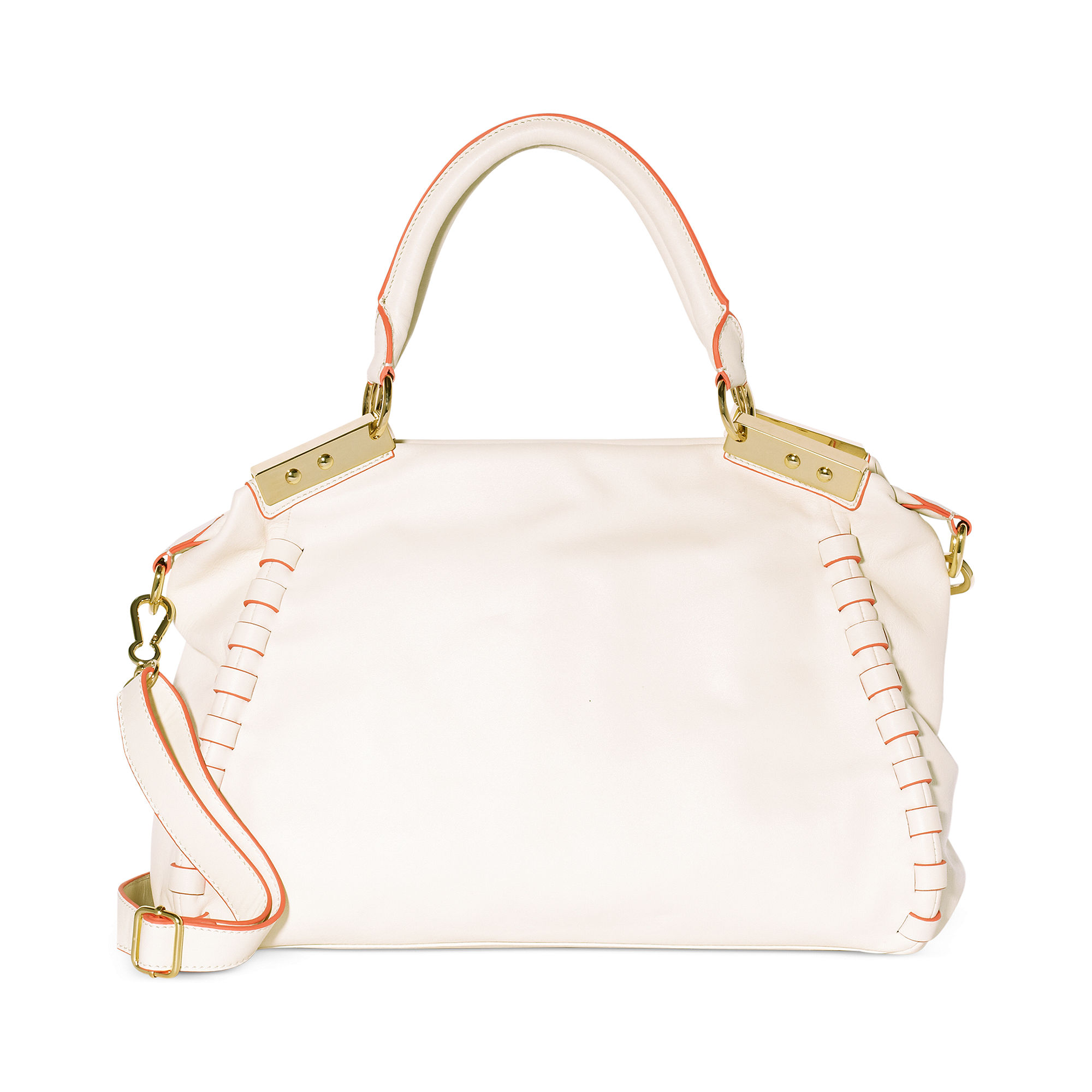 vince camuto white handbag