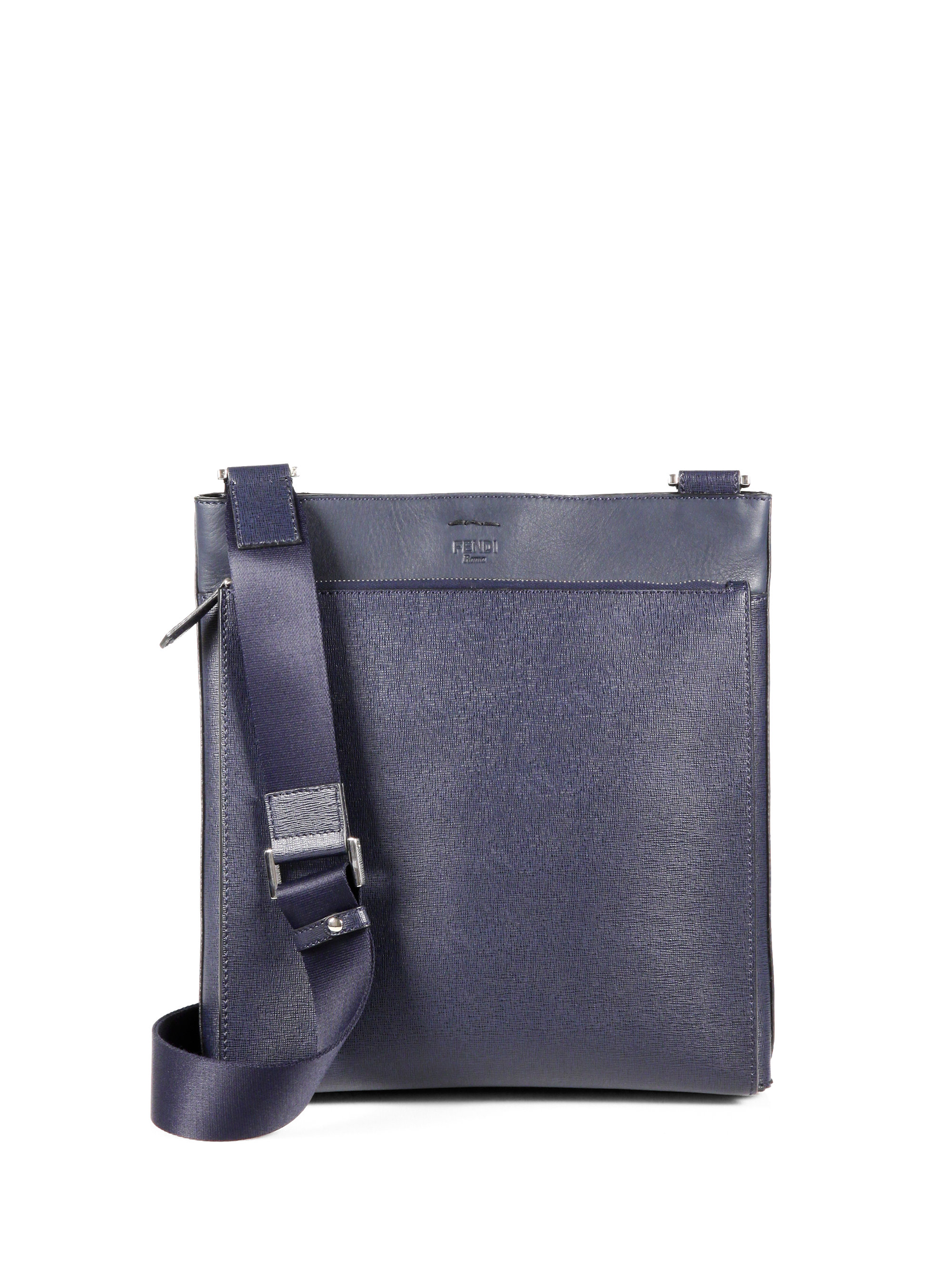 Lyst Fendi Flat Crossbody Bag in Blue for Men