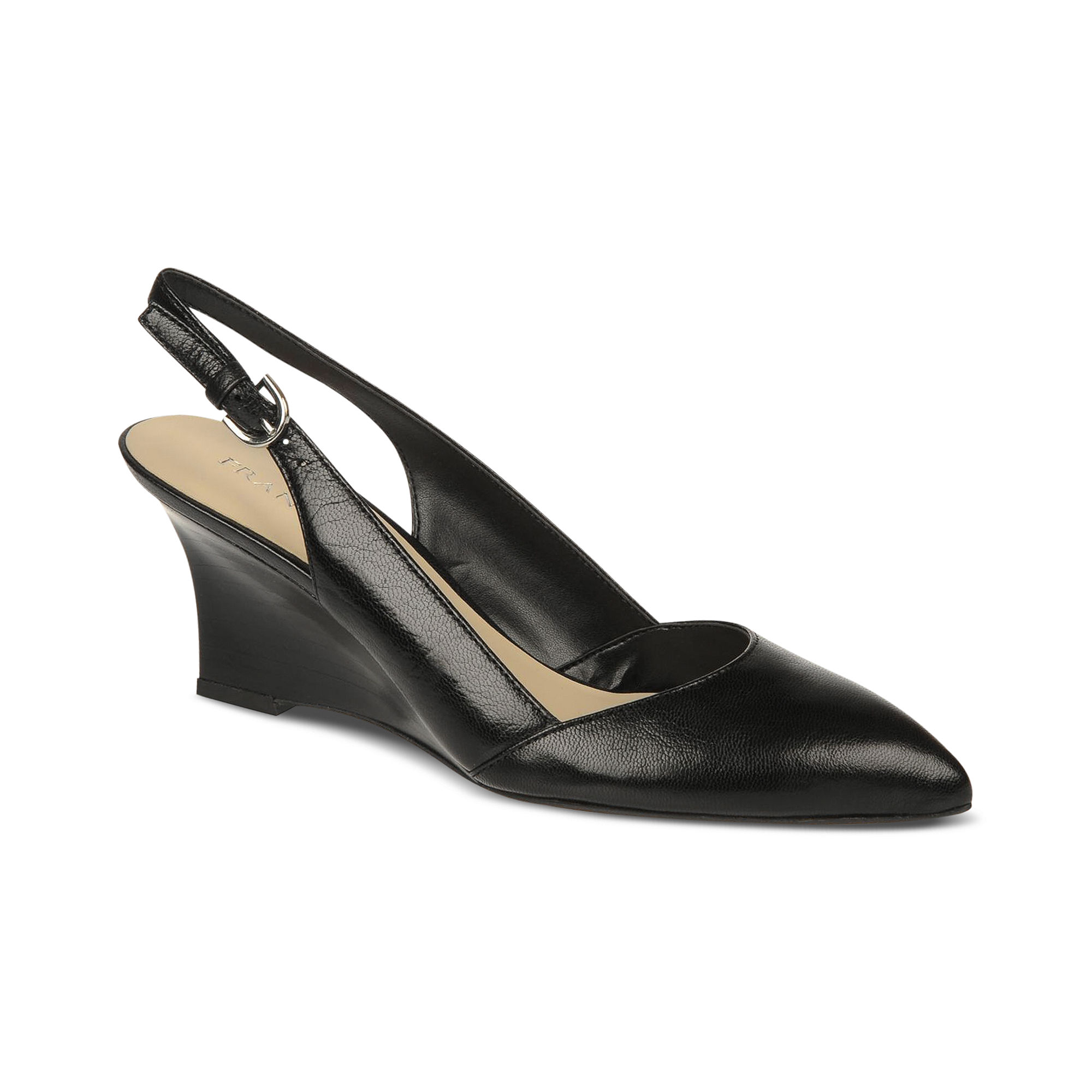 Lyst - Franco Sarto Paxton Slingback Wedges in Black