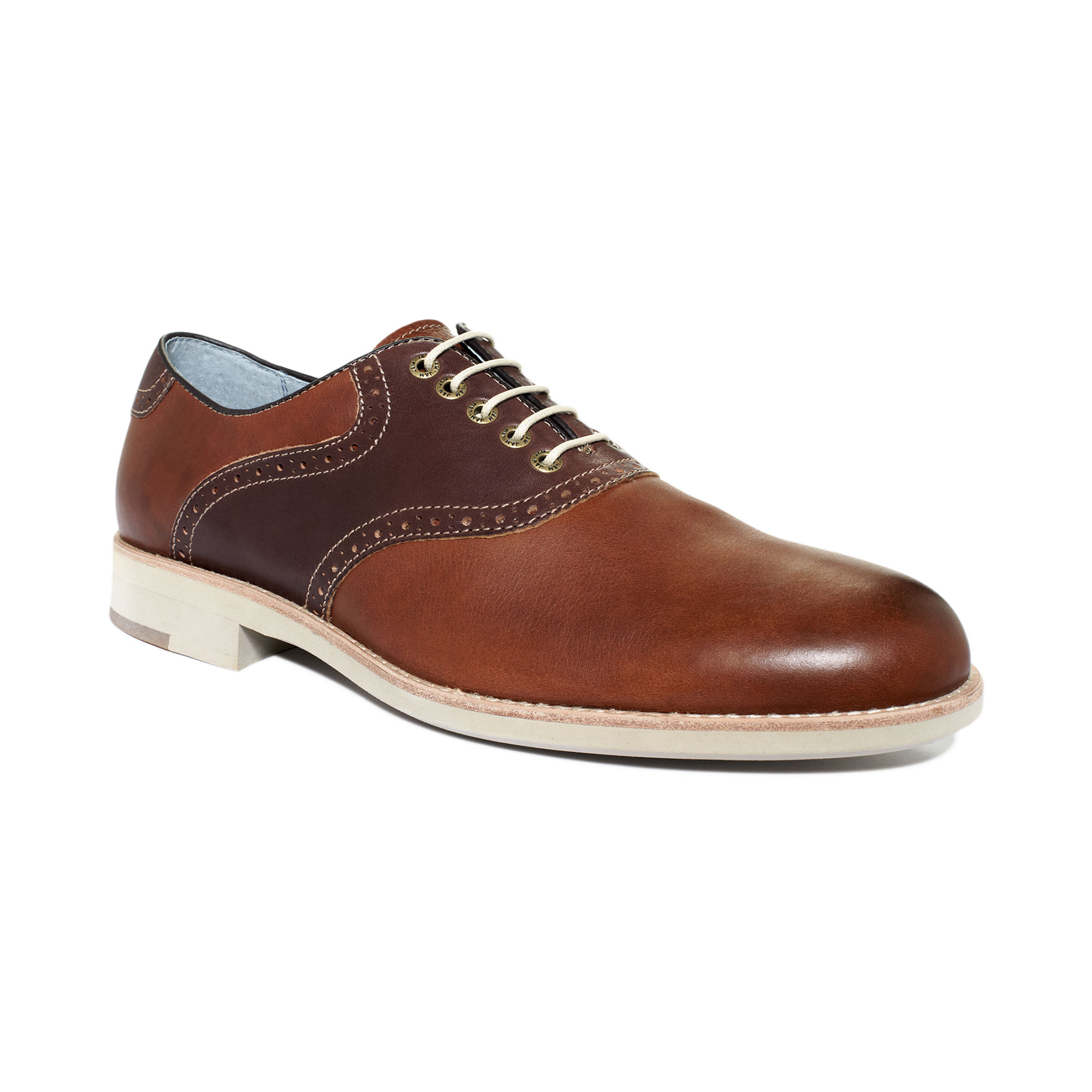 Johnston & murphy Lace Up Shoes in Brown for Men | Lyst