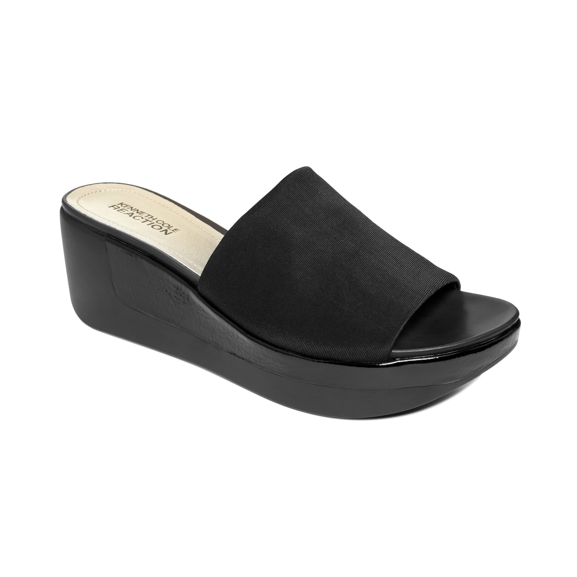 Lyst - Kenneth cole reaction Pepe Step Platform Wedges in Black