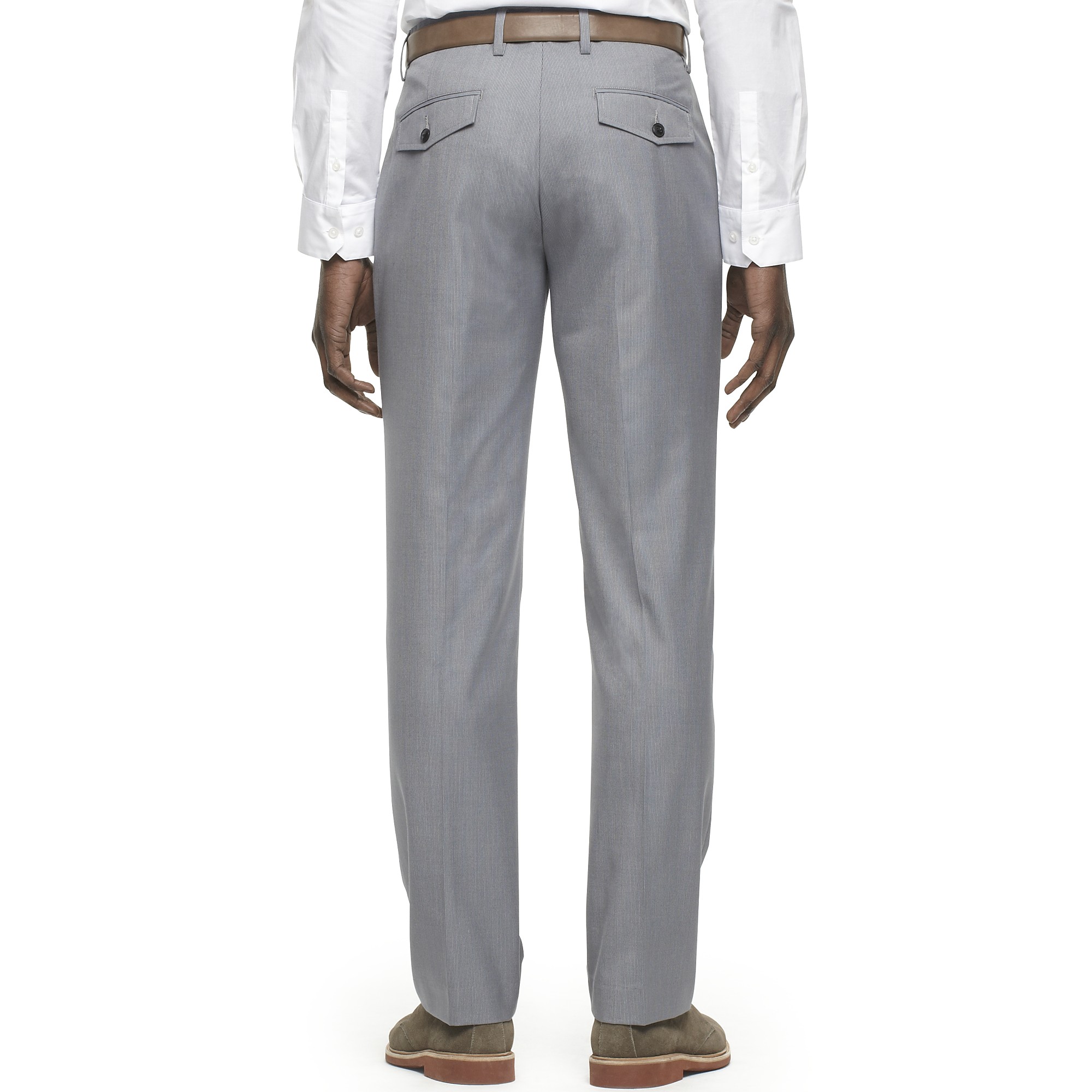 Lyst - Kenneth Cole Reaction Back Flap Pocket Pants in Gray for Men