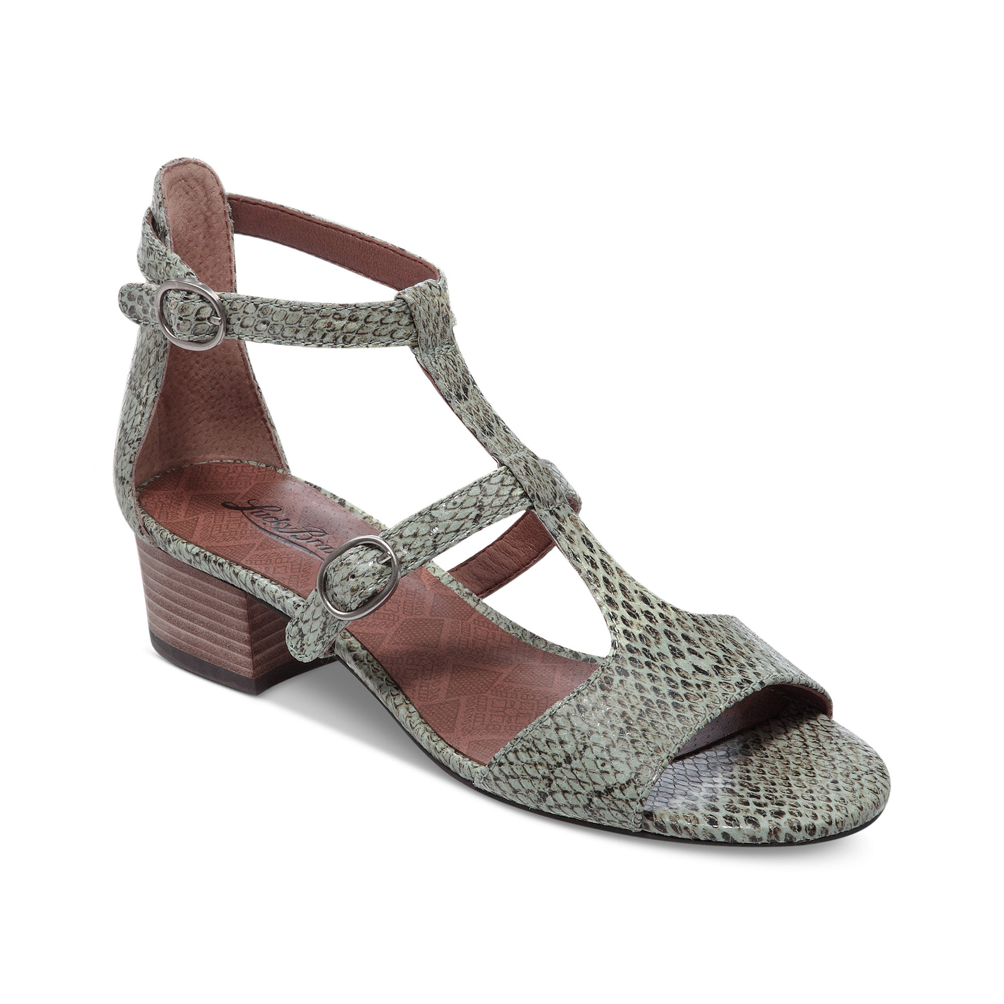 Lucky brand Floriza Sandals in Green (Mint) | Lyst