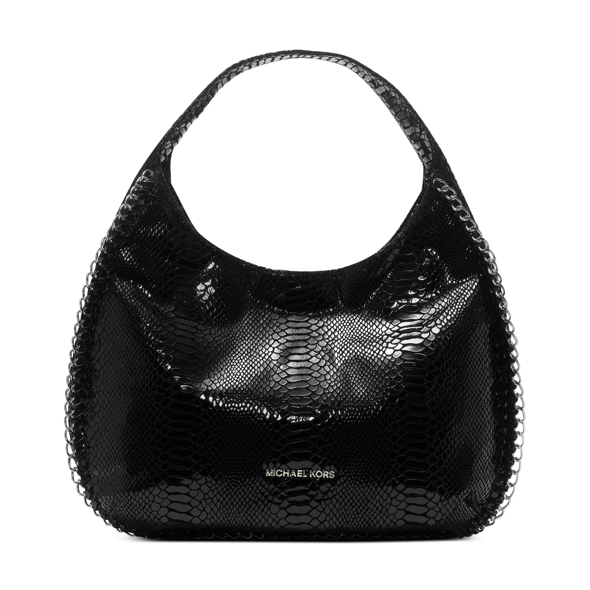 Lyst Michael Kors Chelsea Large Shoulder Hobo In Black Gallery