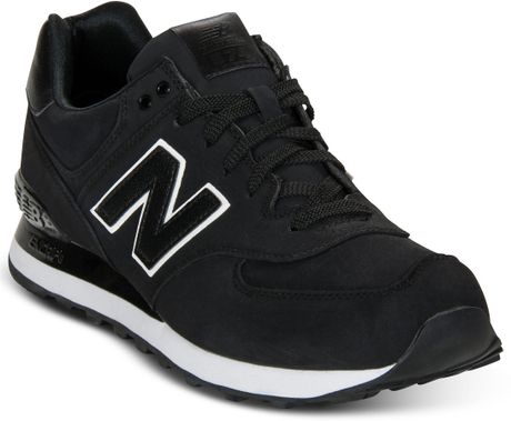 New Balance 574 Sneakers in Black for Men (BLACK/WHITE) | Lyst
