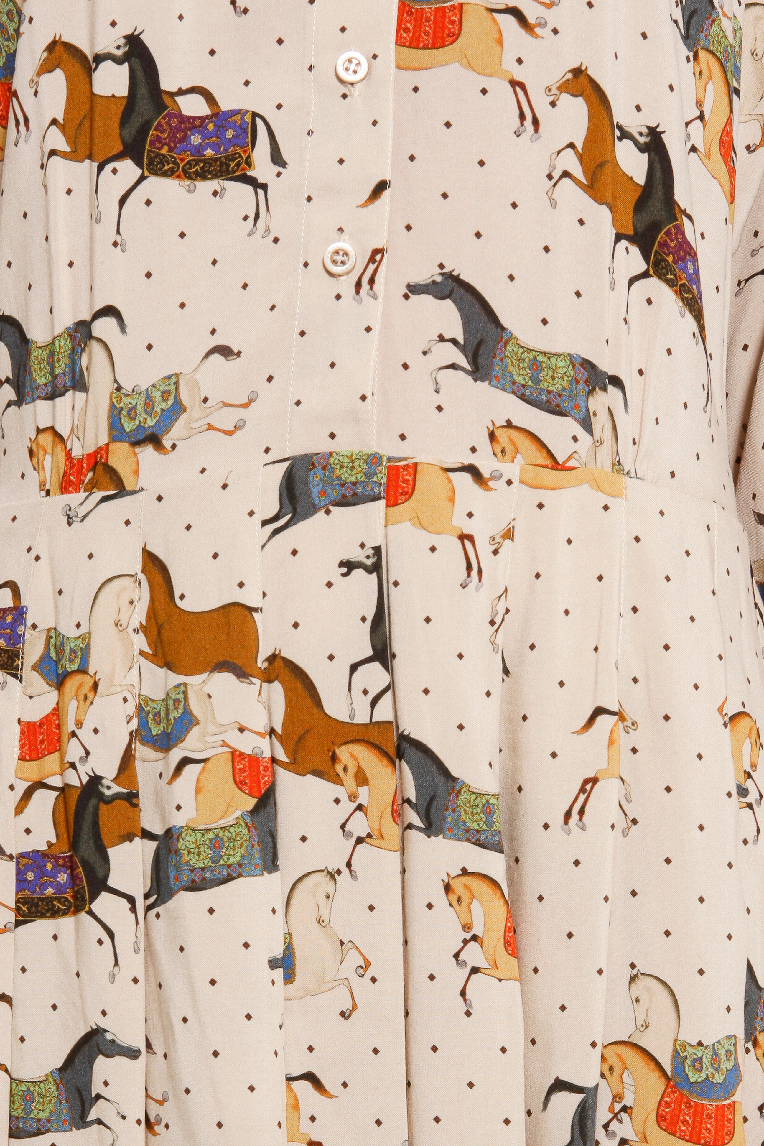 Lyst Paul & Joe Horse Print Dress in Natural