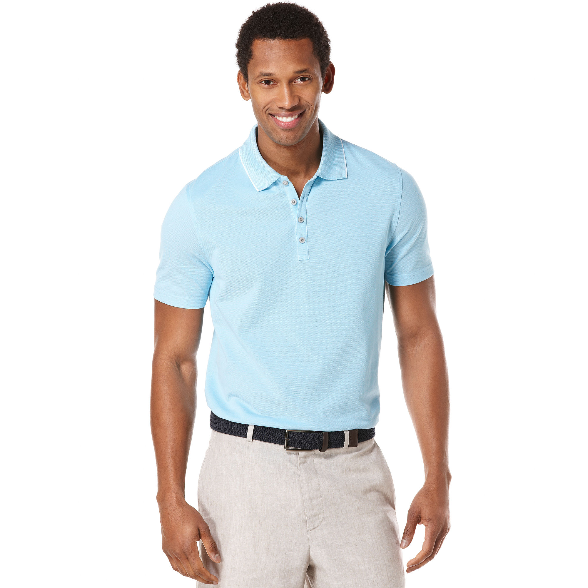 Perry Ellis Polo Shirt in Blue for Men (Ember Glow) | Lyst